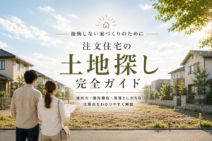 失敗しない土地探し完全ガイド｜注文住宅で後悔しない優先順位と確認ポイント7選
