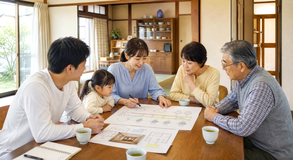二世帯住宅の間取りで後悔しない選び方｜日進市で親世帯と長く住む家の判断基準