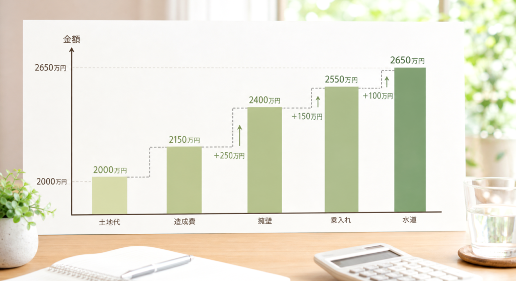 土地の造成費用はいくら？｜日進市・長久手市で内訳と目安、高低差のある土地の総額判断